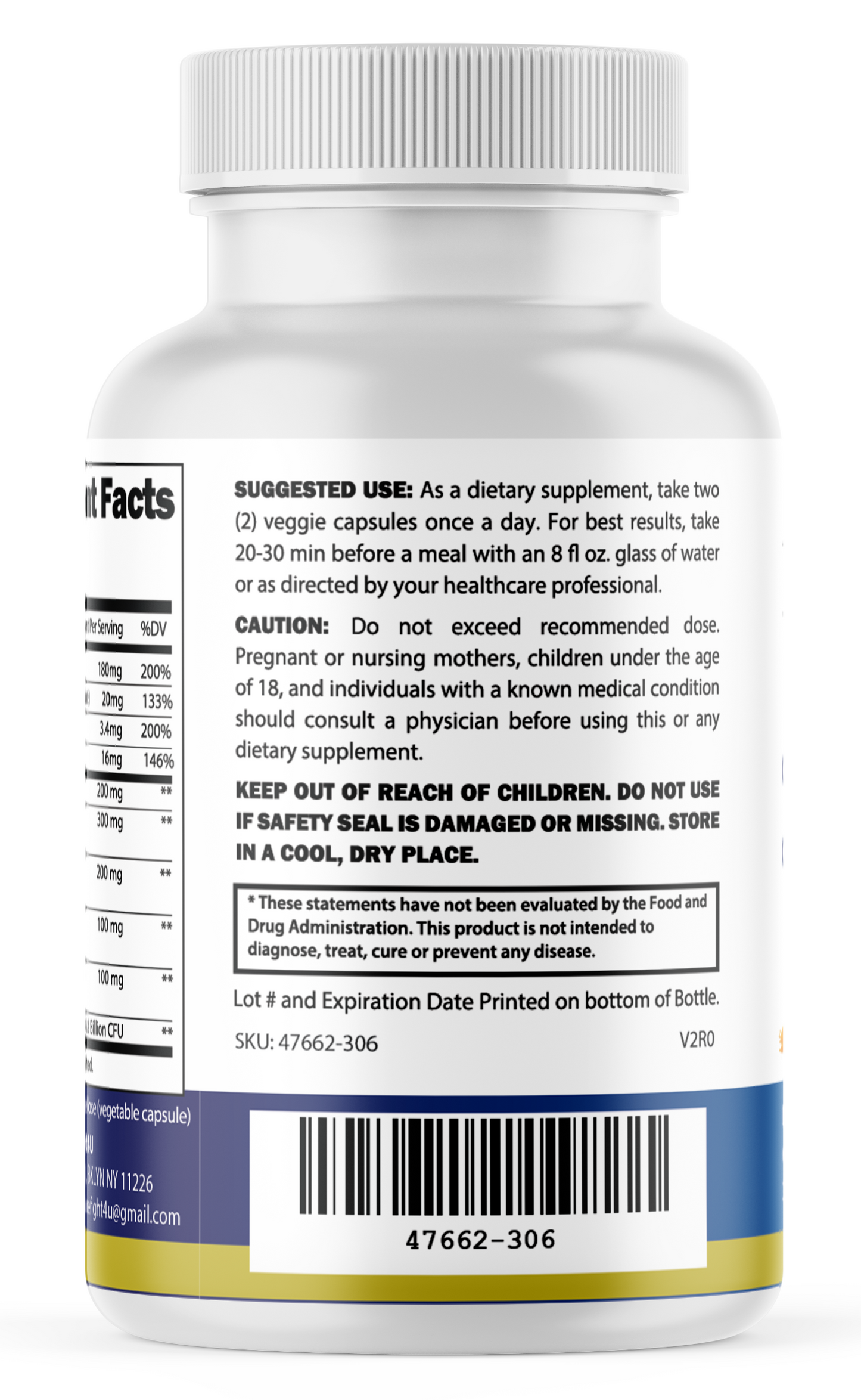 BioShield Natural Formula Support for Immune Function Supplement, 60 Capsules