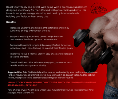 Male Extra for Powerful Testosterone Booster for Maximum Performance 60 Tablets