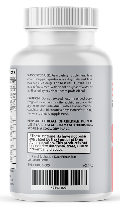 Blood Stabilizer for Healthy Blood Sugar Levels | 60 Capsules (1 Pack)