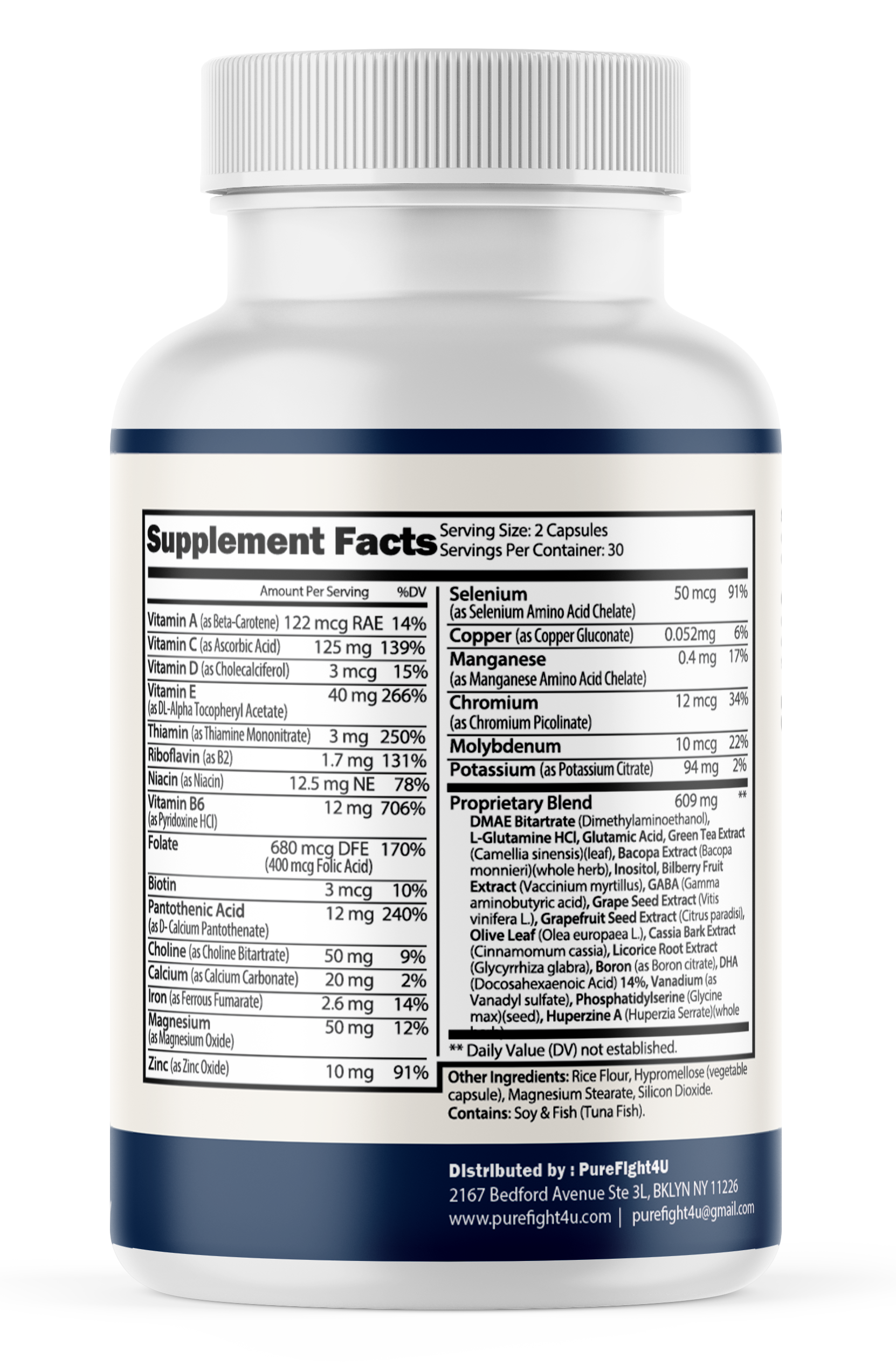 ClariZen Brain Health & Cognitive Support Supplement - 60 Capsules