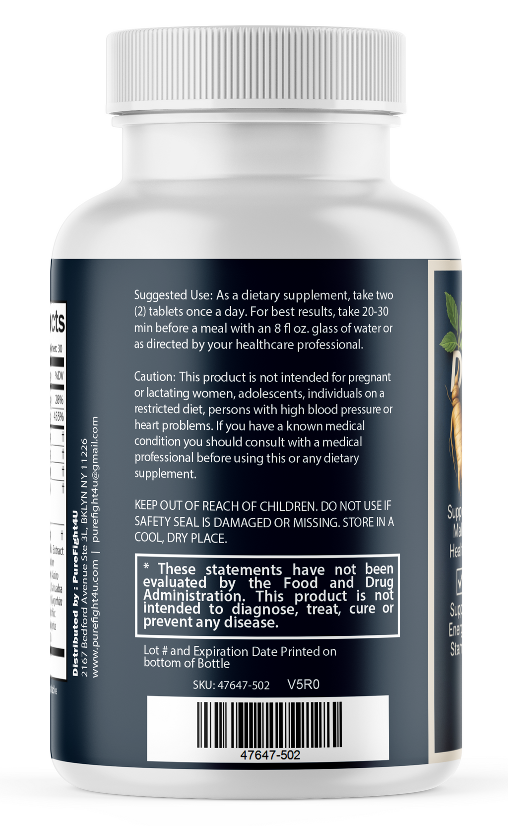 Duremax Tablets, Daily Vitality & Wellness Support Supplement 60 Tablets