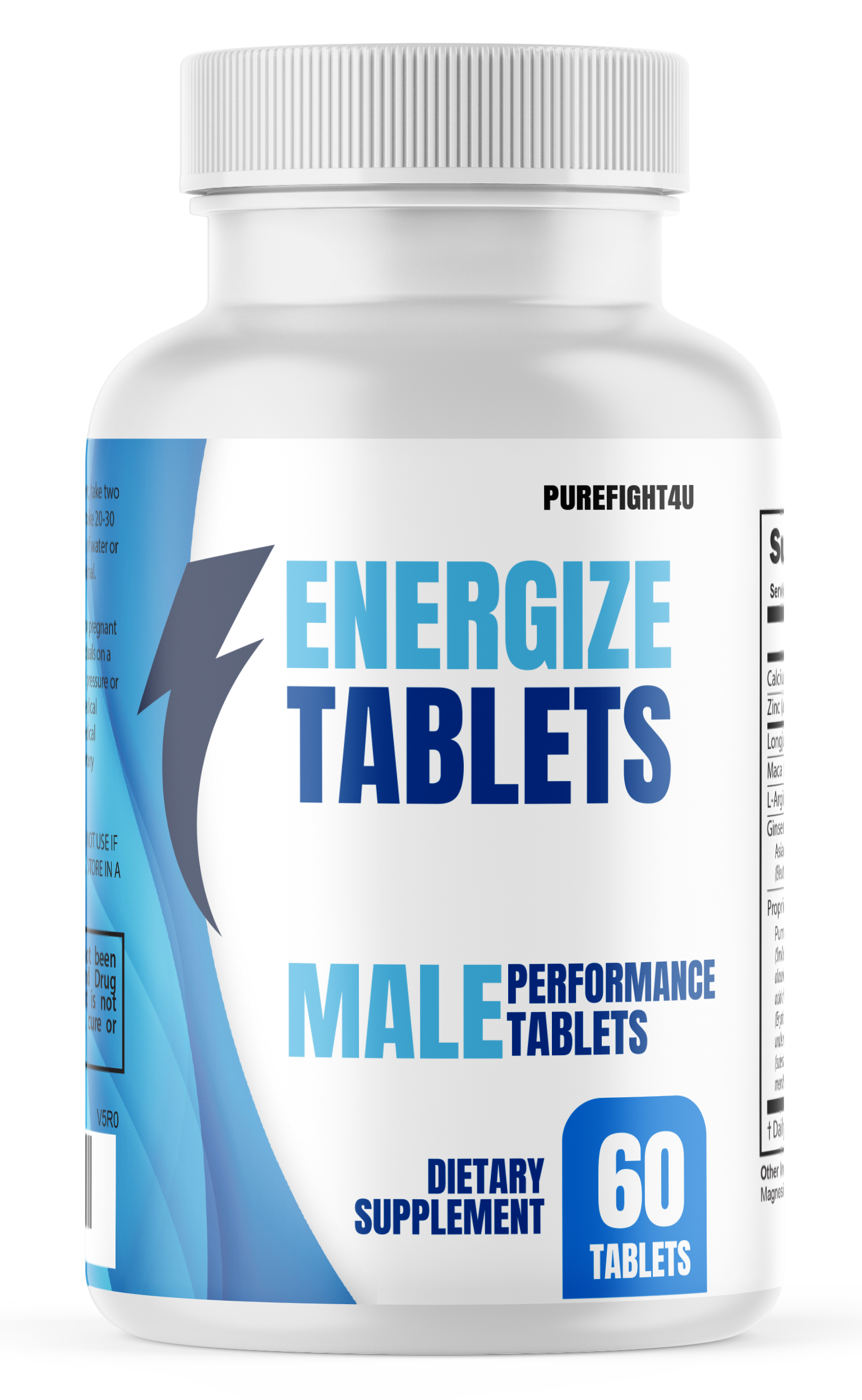 Energize Male Tablets to Support Energy & Stamina, Supplement 60 Tablets