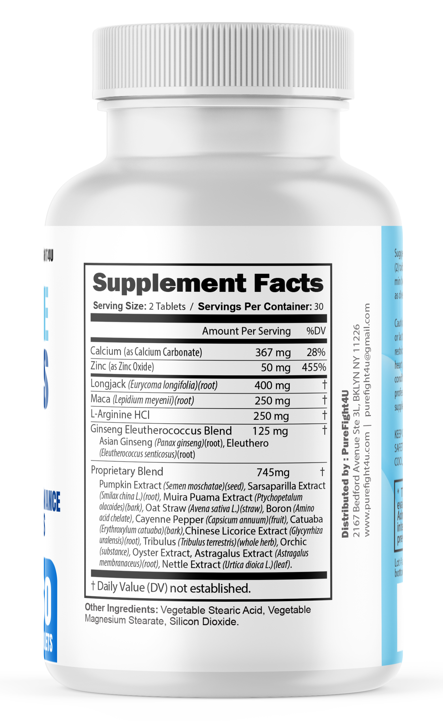 Energize Male Tablets to Support Energy & Stamina, Supplement 60 Tablets