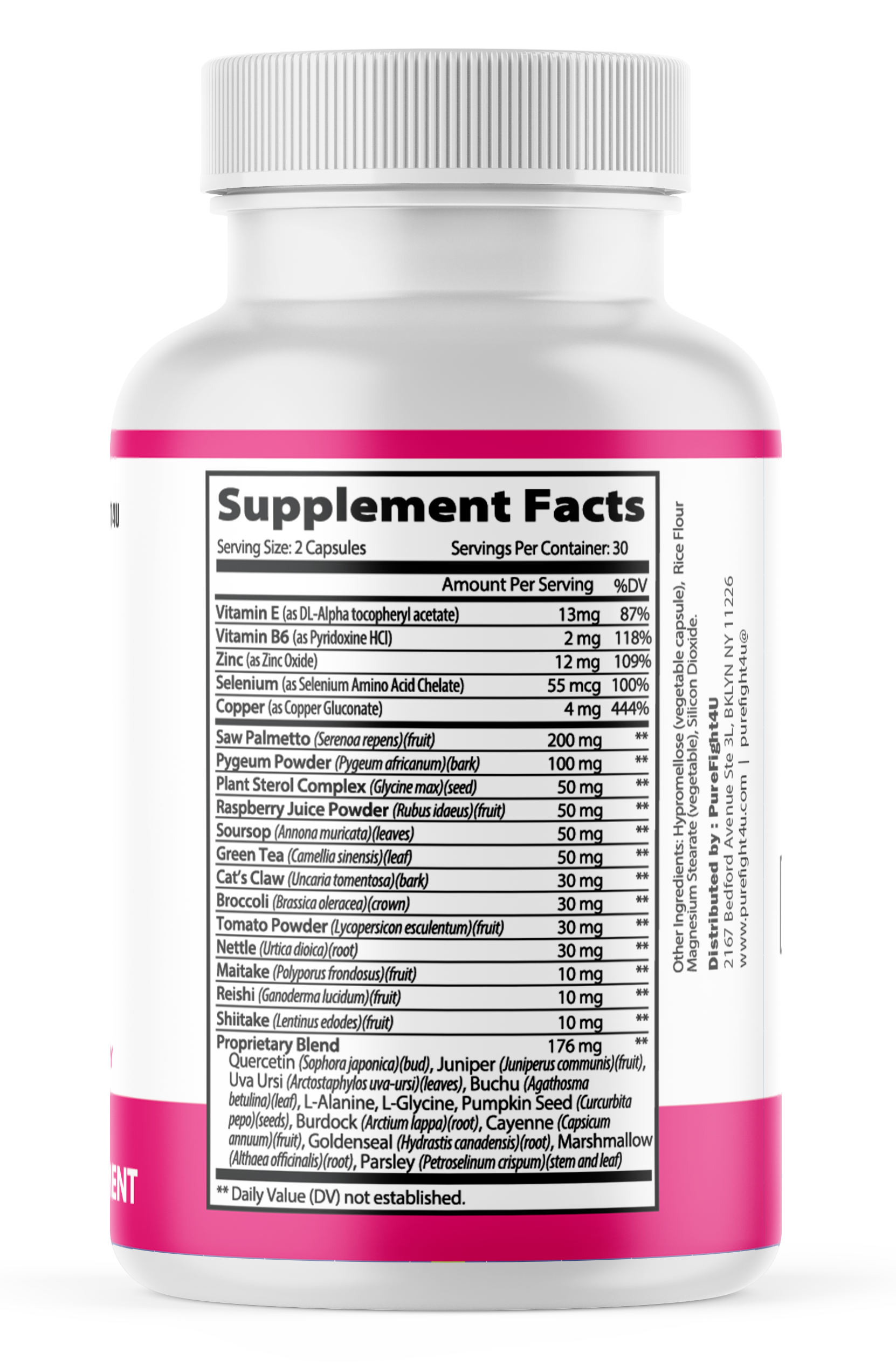 EZ Prostate Natural Prostate Wellness & Flow Support Formula - 60 Capsules