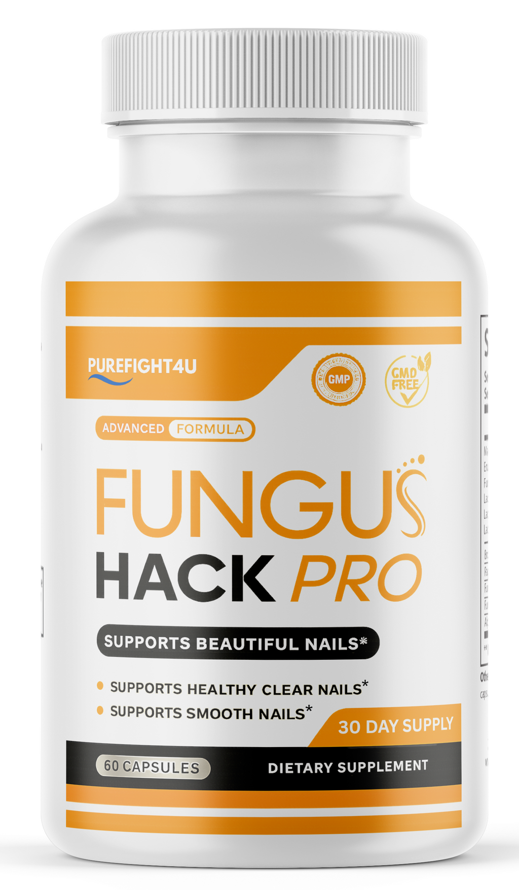 Fungus Hack Pro Toe Nail Care Supplement - 60 Capsules