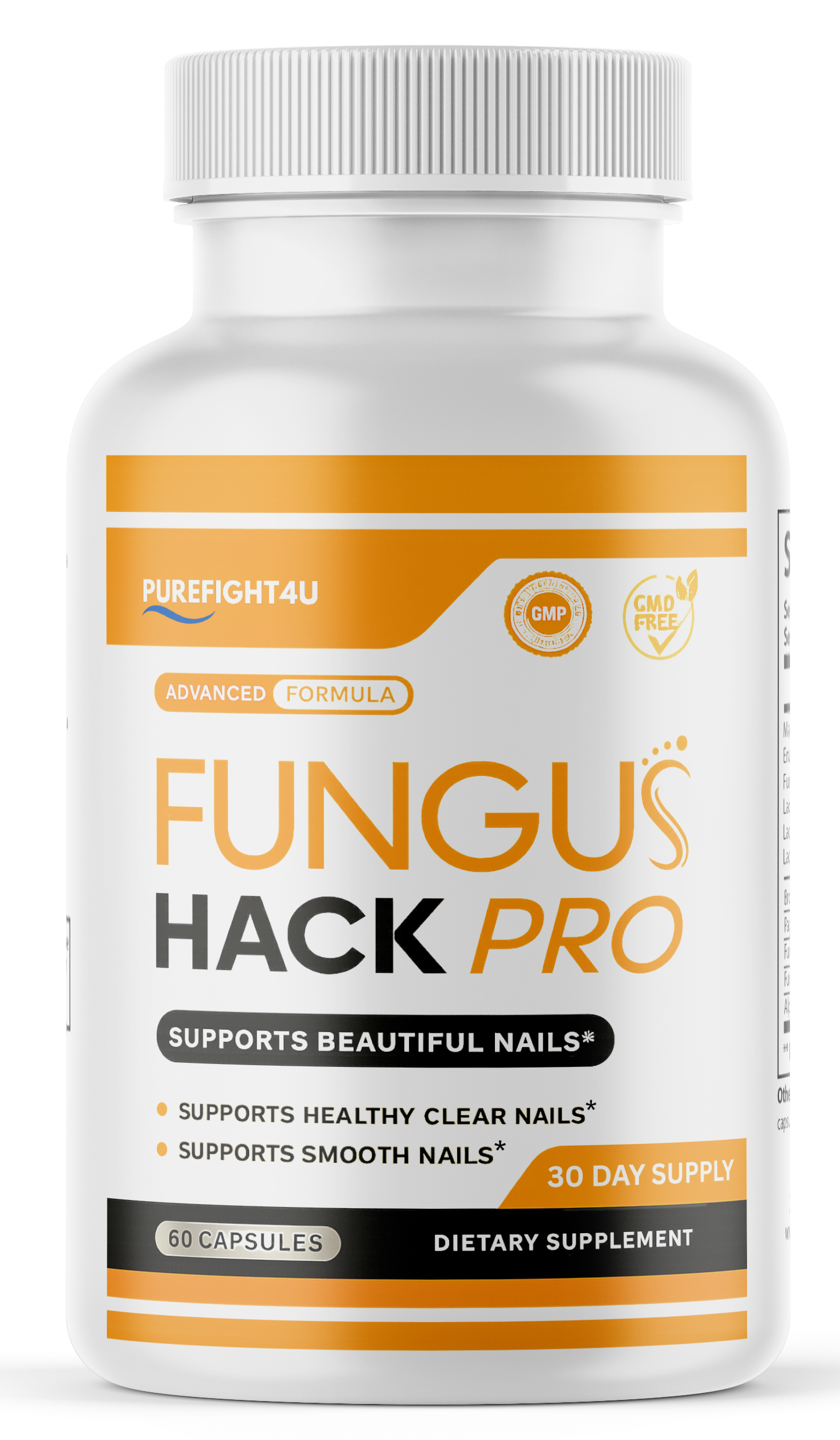 Fungus Hack Pro Toe Nail Care Supplement - 60 Capsules