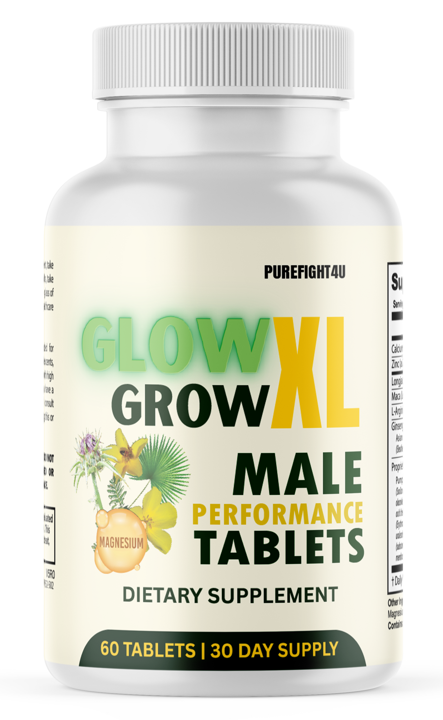 Glow XL Daily Support for Strength, Energy & Focus, 60 Tablets