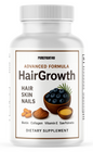 Hair Growth Hair, Skin & Nails Support Nutritional Supplement 60 Capsules