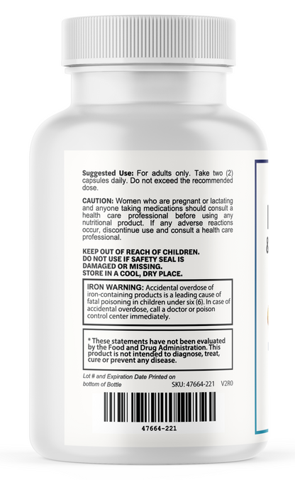 Hair Growth & Follicle Strength Assist Healthy Hair and Nail Strength, 60 Caps