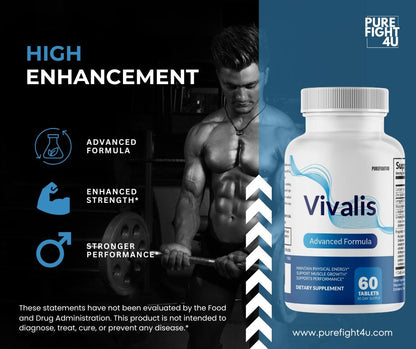 Vivalis Maximum Strength Advanced Vitality Support Formula -Ten (10) Bottles