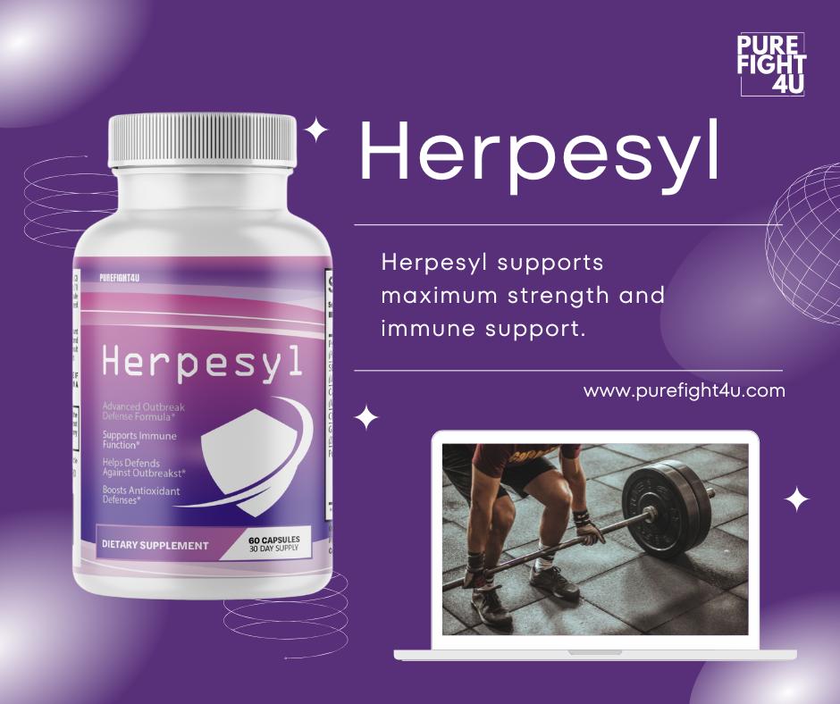 Herpesyl Advanced Defense Formula Dietary Supplement - 60 Capsules