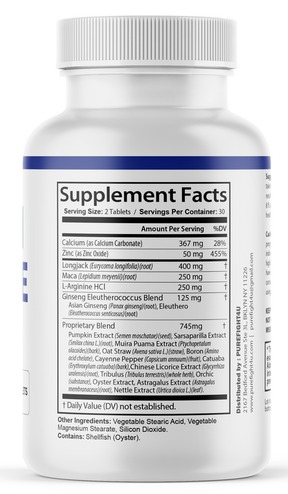 Iron Plus Max Performance Supplement for Energy and Confidence | 60 Tablets