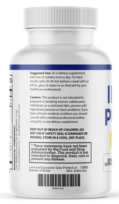 Iron Plus Max Performance Supplement for Energy and Confidence | 60 Tablets