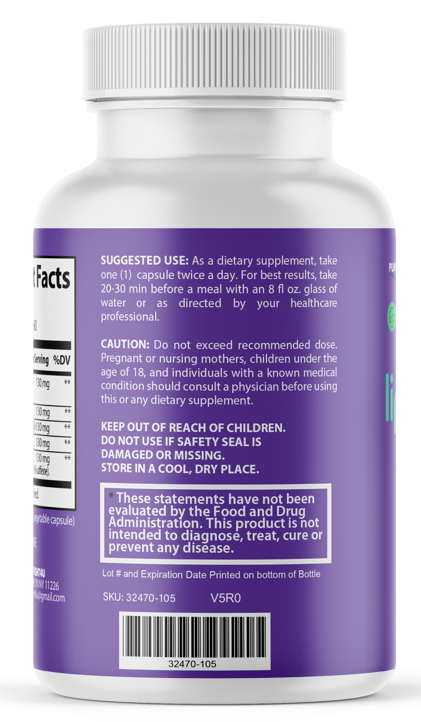 LipoBound Weight Loss Pills - Dietary Supplements | 60 Capsules