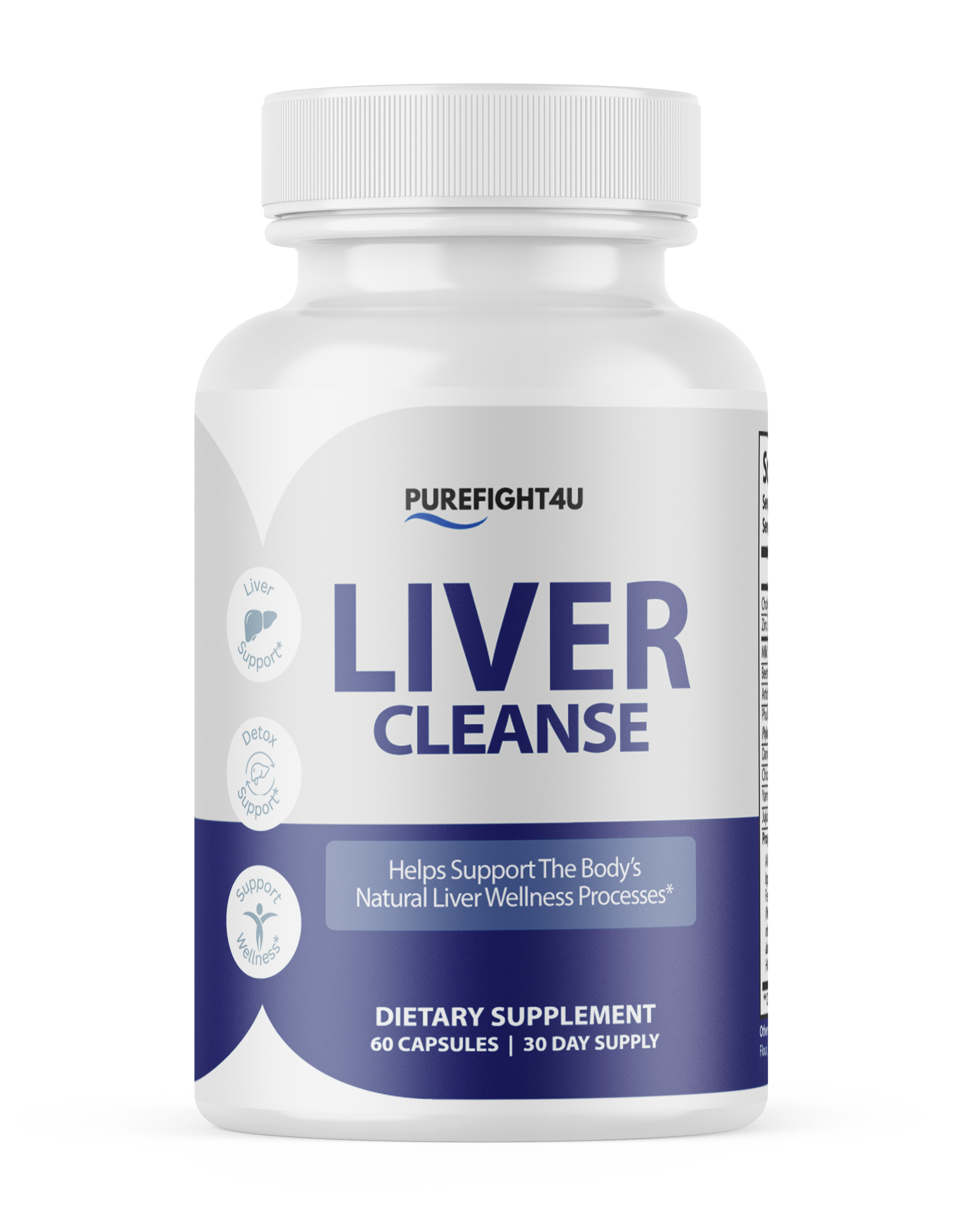 Liver Cleanse Advanced Liver Health Wellness Support Formula Supplement - 60 Bottles