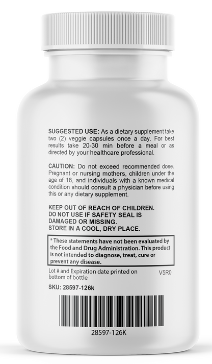 Luze Fit Detox Formula for Weight Loss Supplement | 60 Capsules