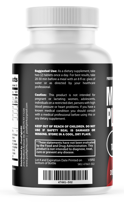 Manhood Plus Helps Support Energy & Stamina Supplement, 60 Capsules