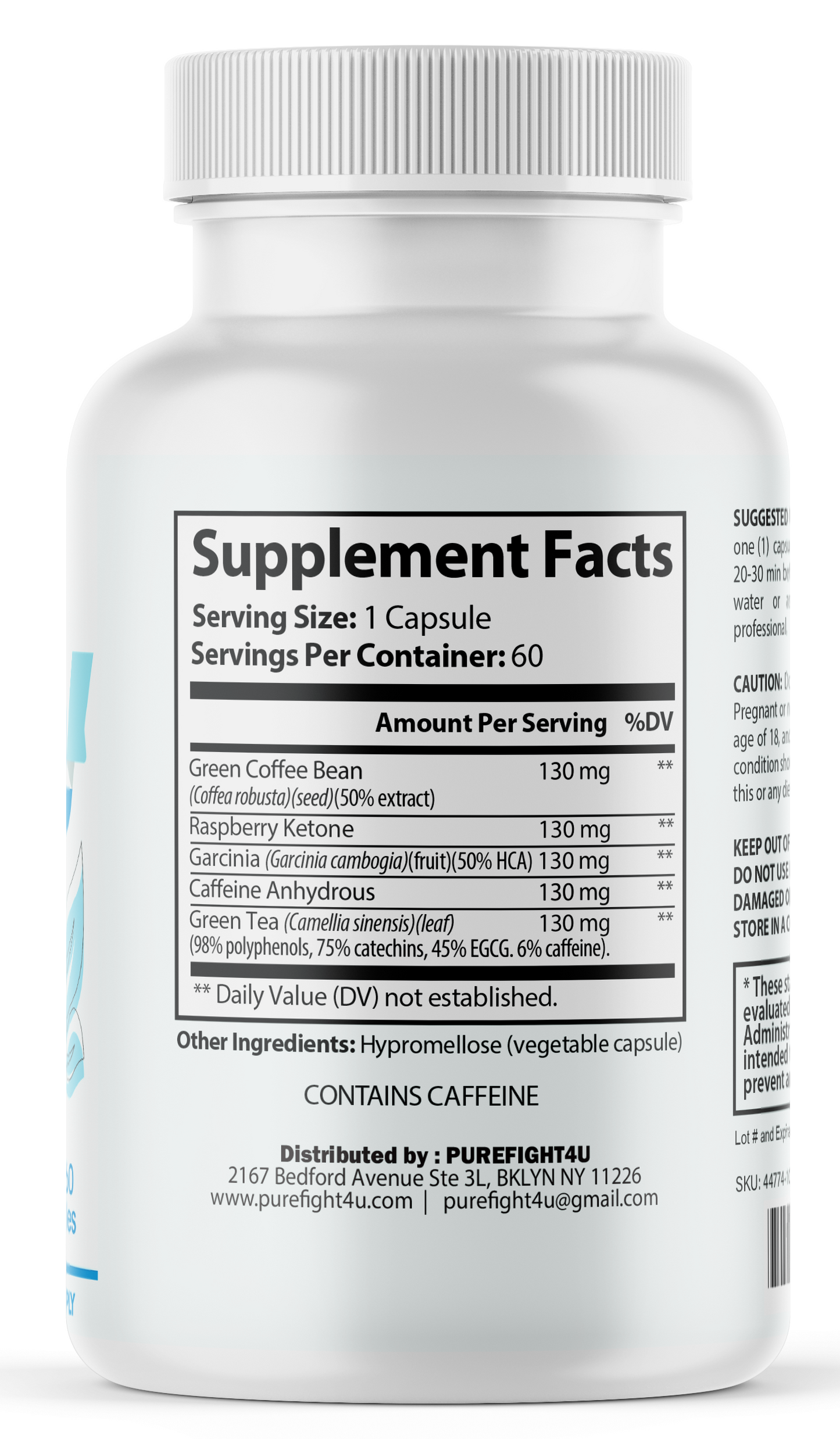 Metabolyn Supplement Weight Loss Support Formula - 60 Capsules