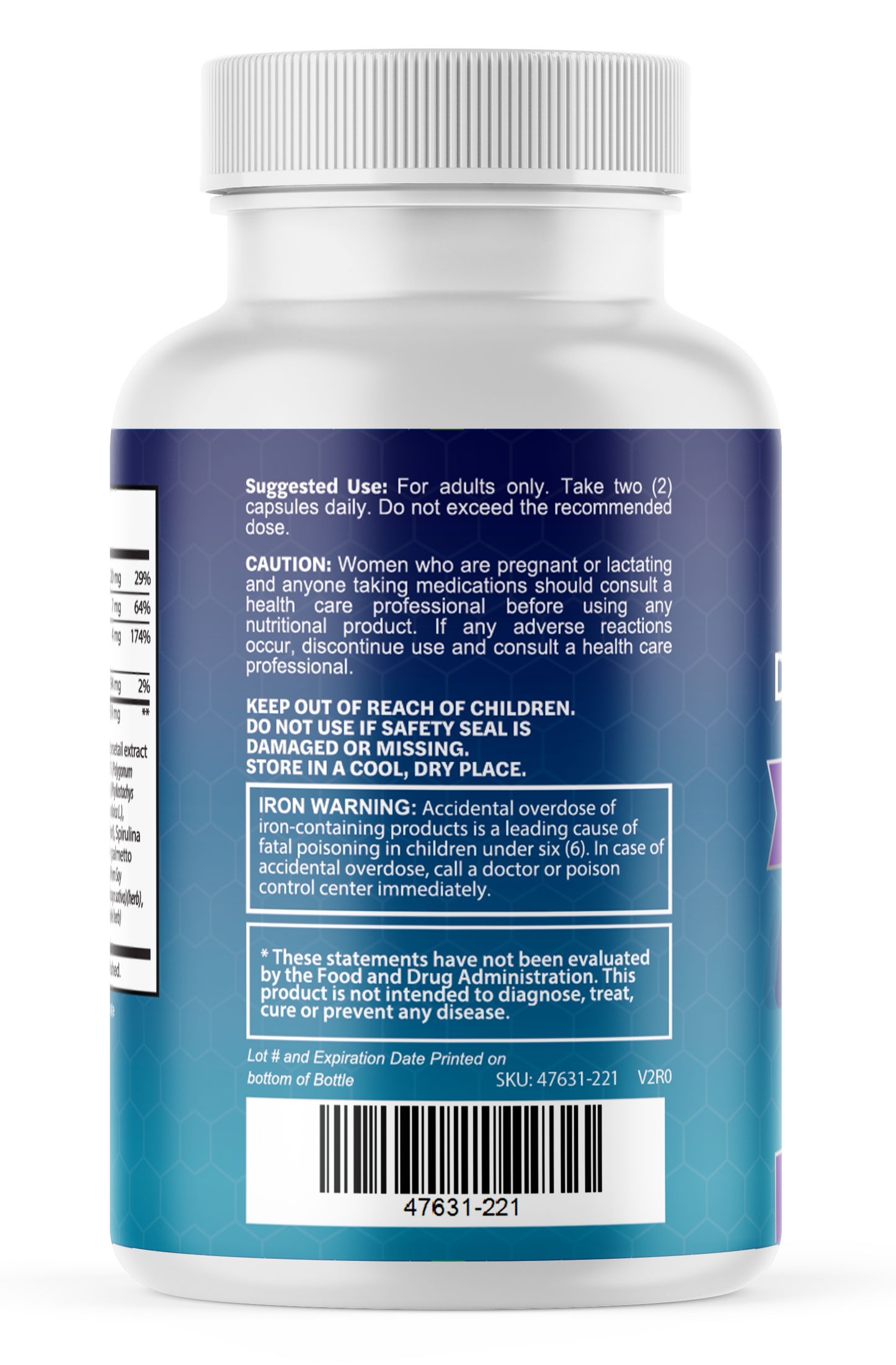 Nano Defense Pro Nutritional Support Supplement for Nail & Skin Wellness 60 Caps