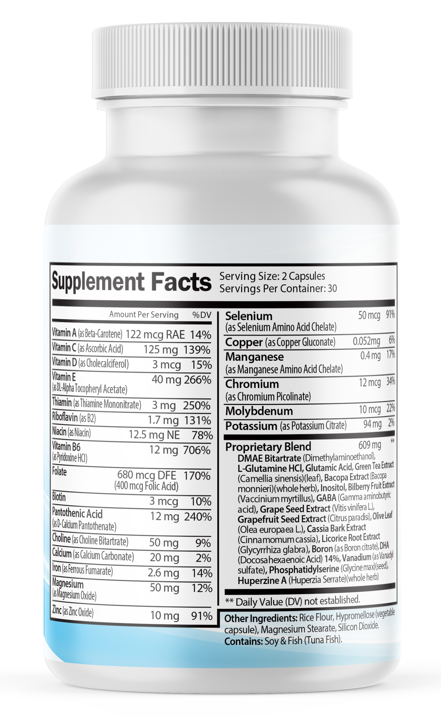 Neuro Calm Cognitive Support for Mental Clarity & Focus Supplement, 60 Capsules