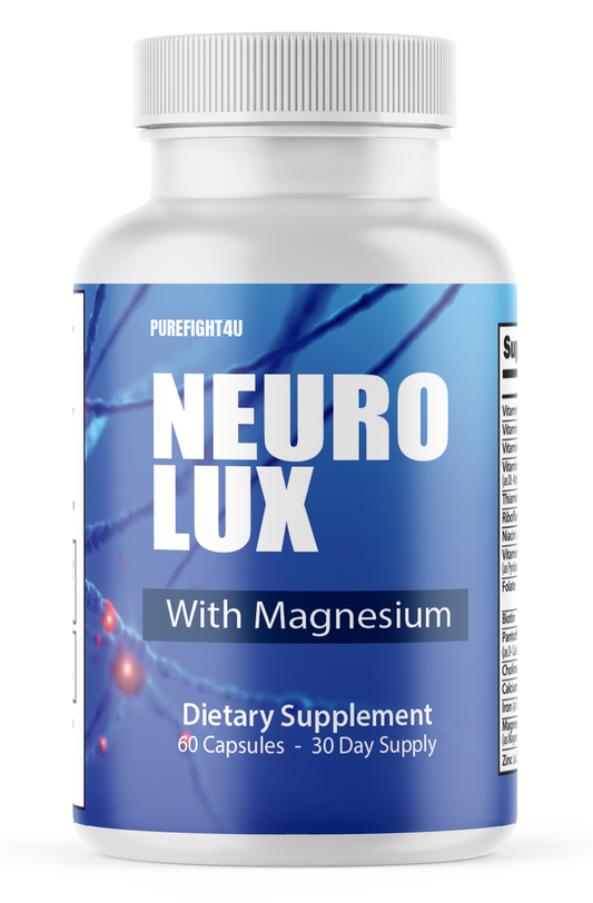NeuroLux Nutritional Support for Nerve, Mood & Muscle Health - 60 Capsules