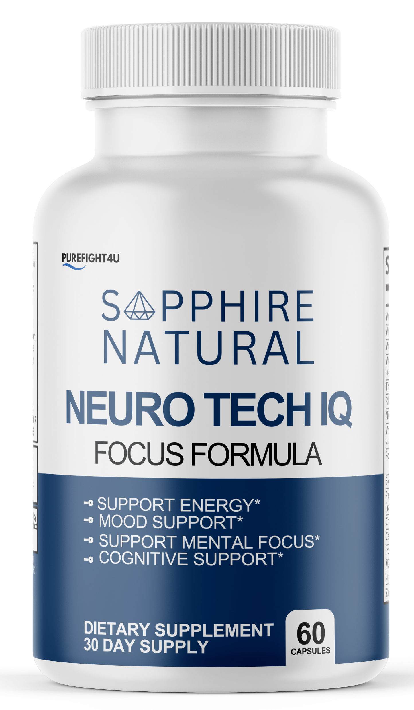NeuroTech IQ Cognitive Formula Supplement - 60 Capsules