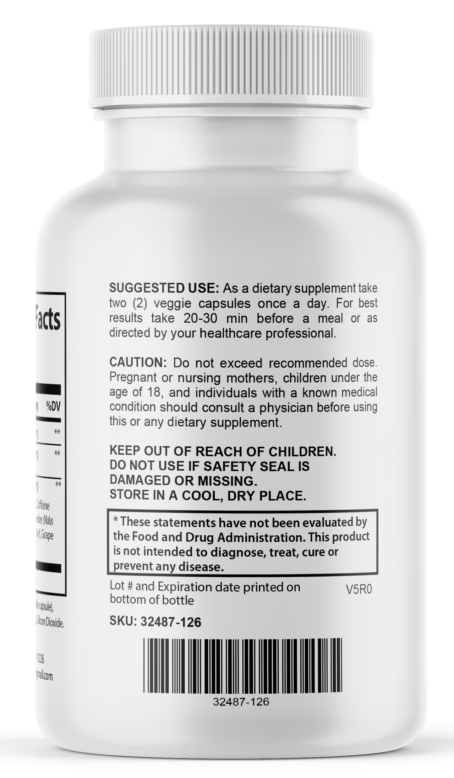 Nuvia Capsules, Advanced Keto Formula Supplement - 60 Capsules