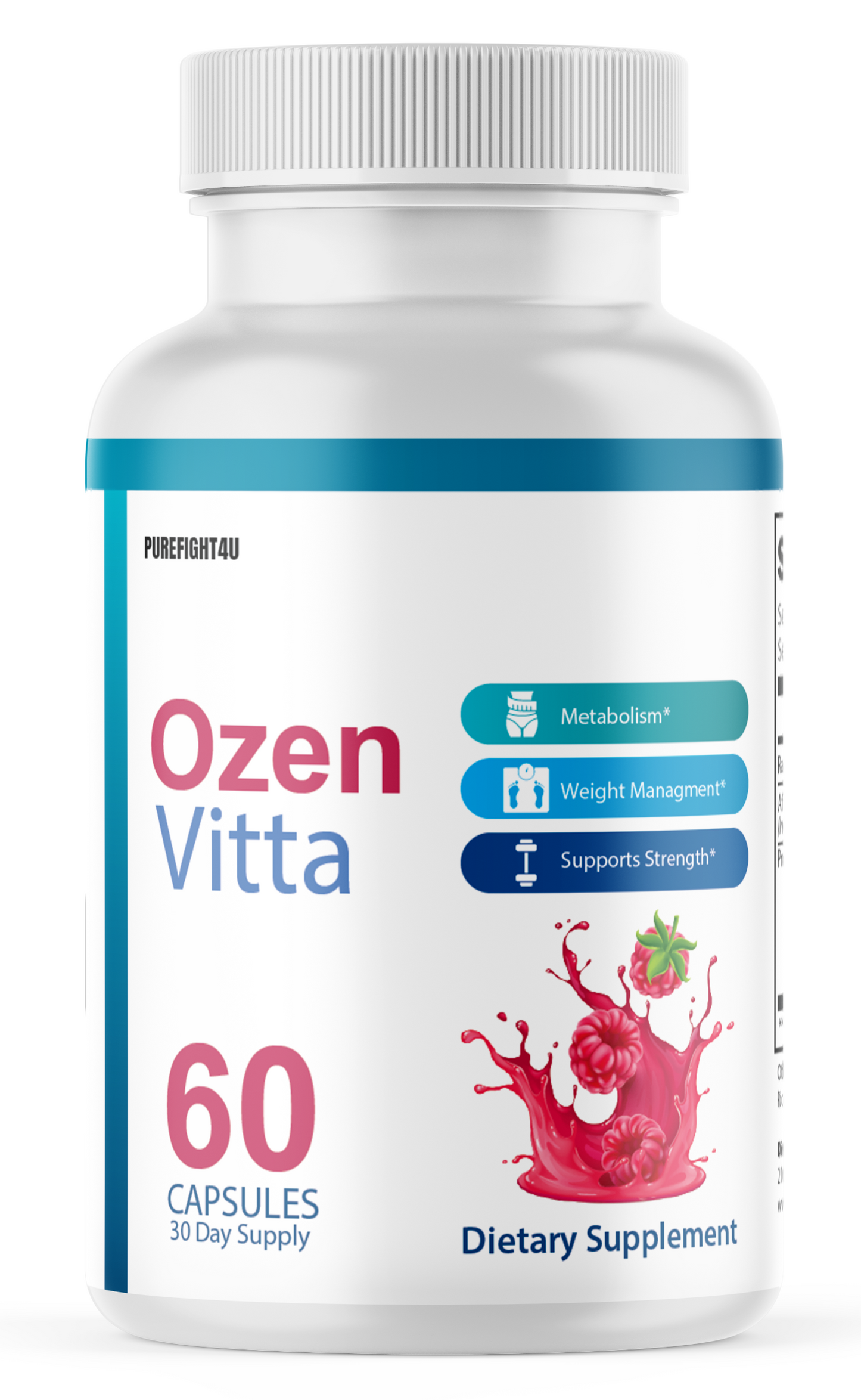 Ozen Vitta Support Energy and Keto Lifestyle Management, 60 Capsules
