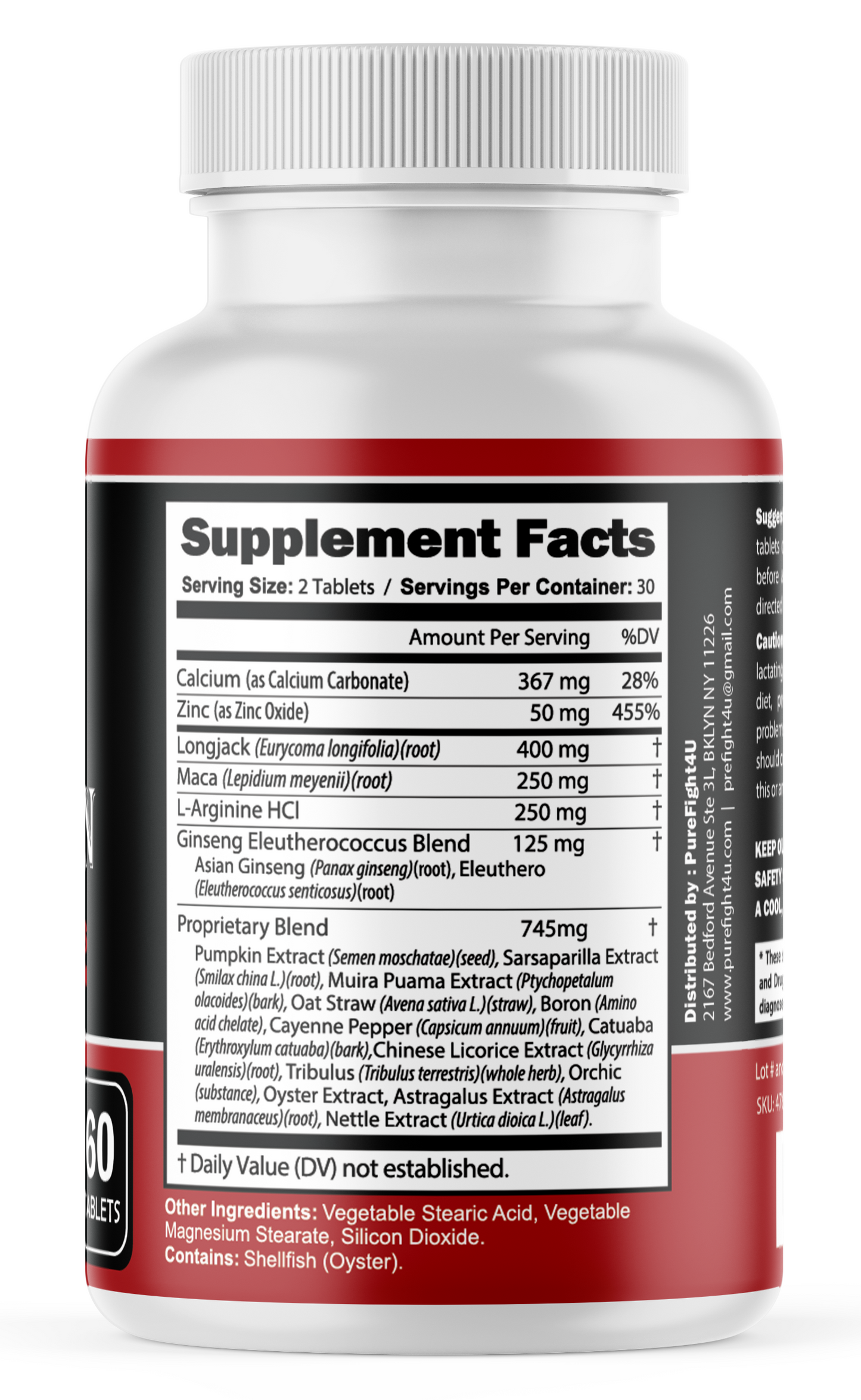 Proman XL Vitality and Energy Support Supplement, 60 Tablets