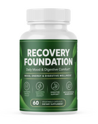 Recovery Foundation, Mood, Energy & Digestive Wellness, Botanical Dietary Supplement, 60 Capsules