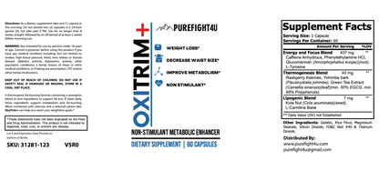 OXITRIM+ Dietary Supplement 12 Bottles 720 Capsules
