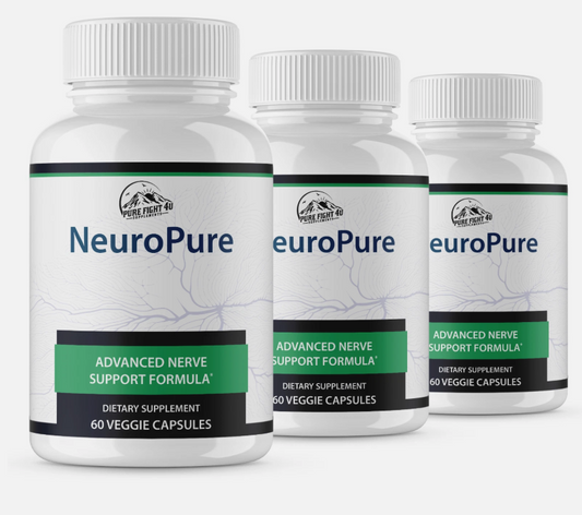 Neuro Pure Advanced Nerve Support Formula | 3 Bottles 180 Capsules