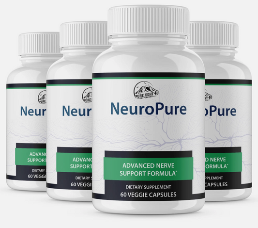 Neuro Pure Advanced Nerve Support Formula | 4 Bottles 240 Capsules