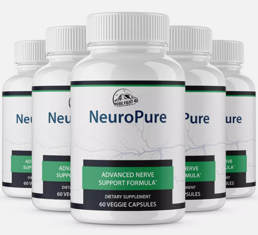Neuro Pure Advanced Nerve Support Formula | 5 Bottles 300 Capsules
