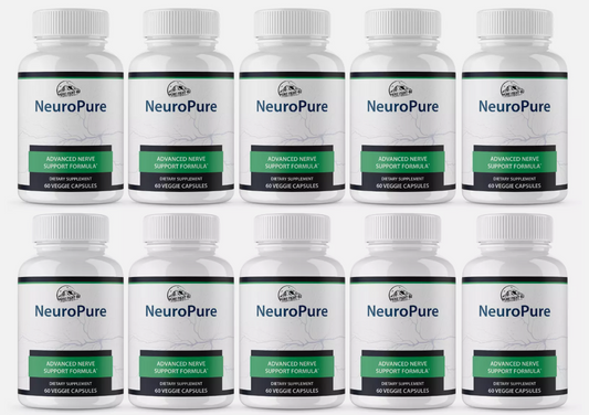 Neuro Pure Advanced Nerve Support Formula | 10 Bottles 600 Capsules