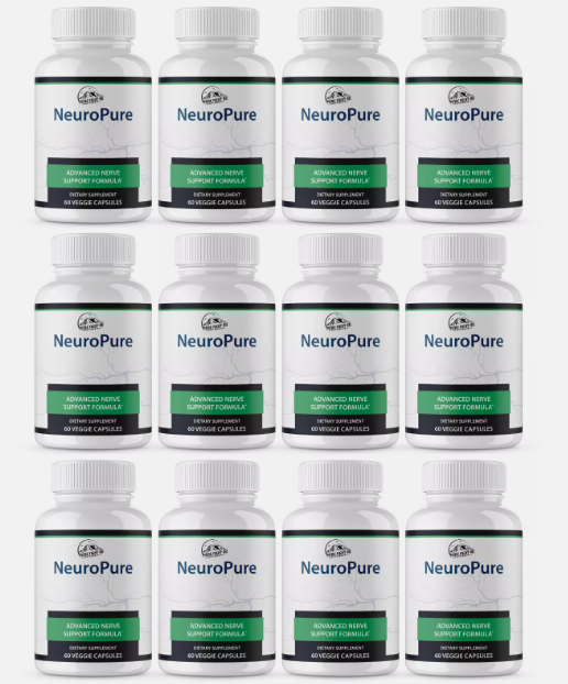 Neuro Pure Advanced Nerve Support Formula | 12 Bottles 720 Capsules