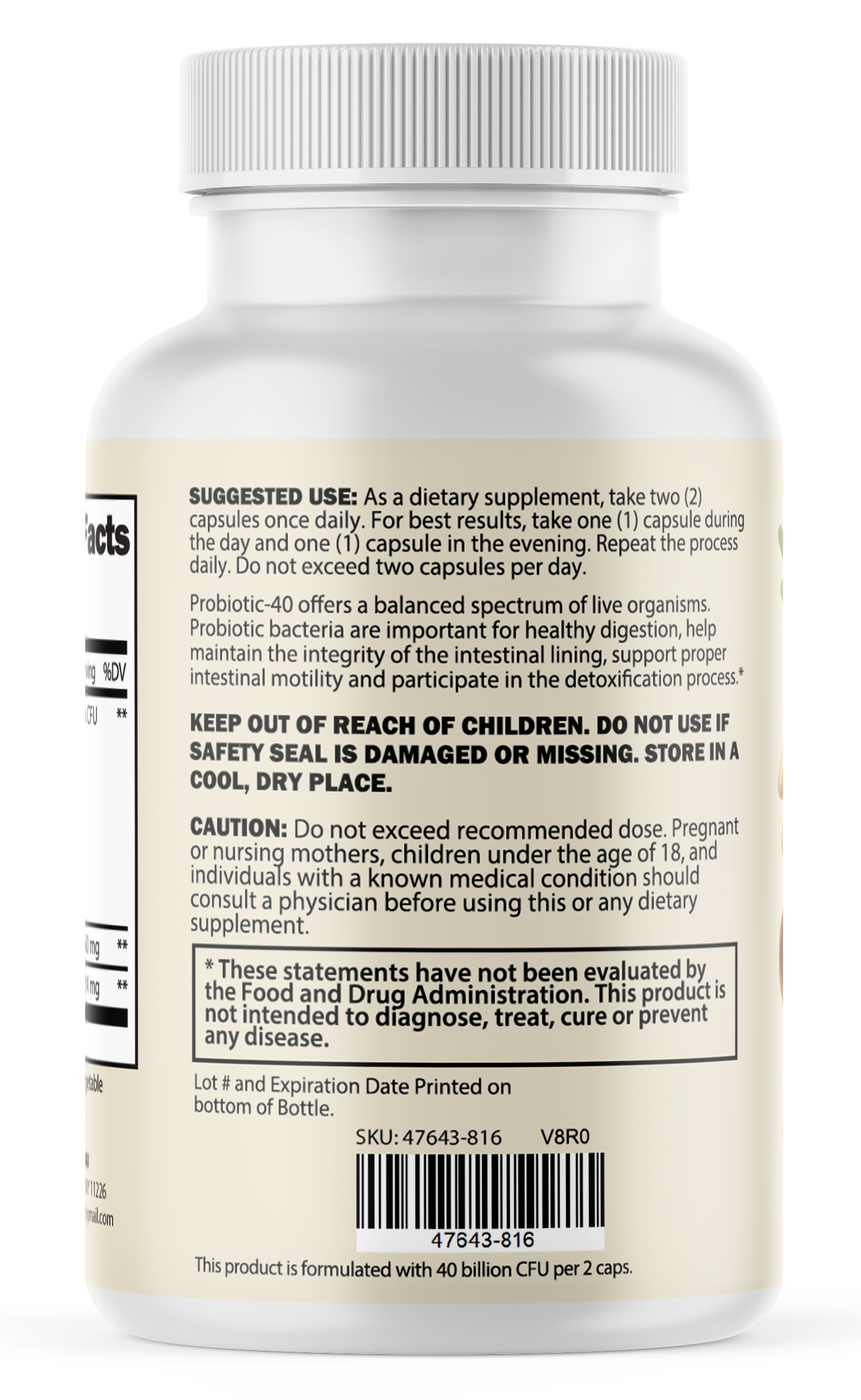 Steel Bite Pro Nutritional Support for Gum & Dental Health Supplement, 60 Caps