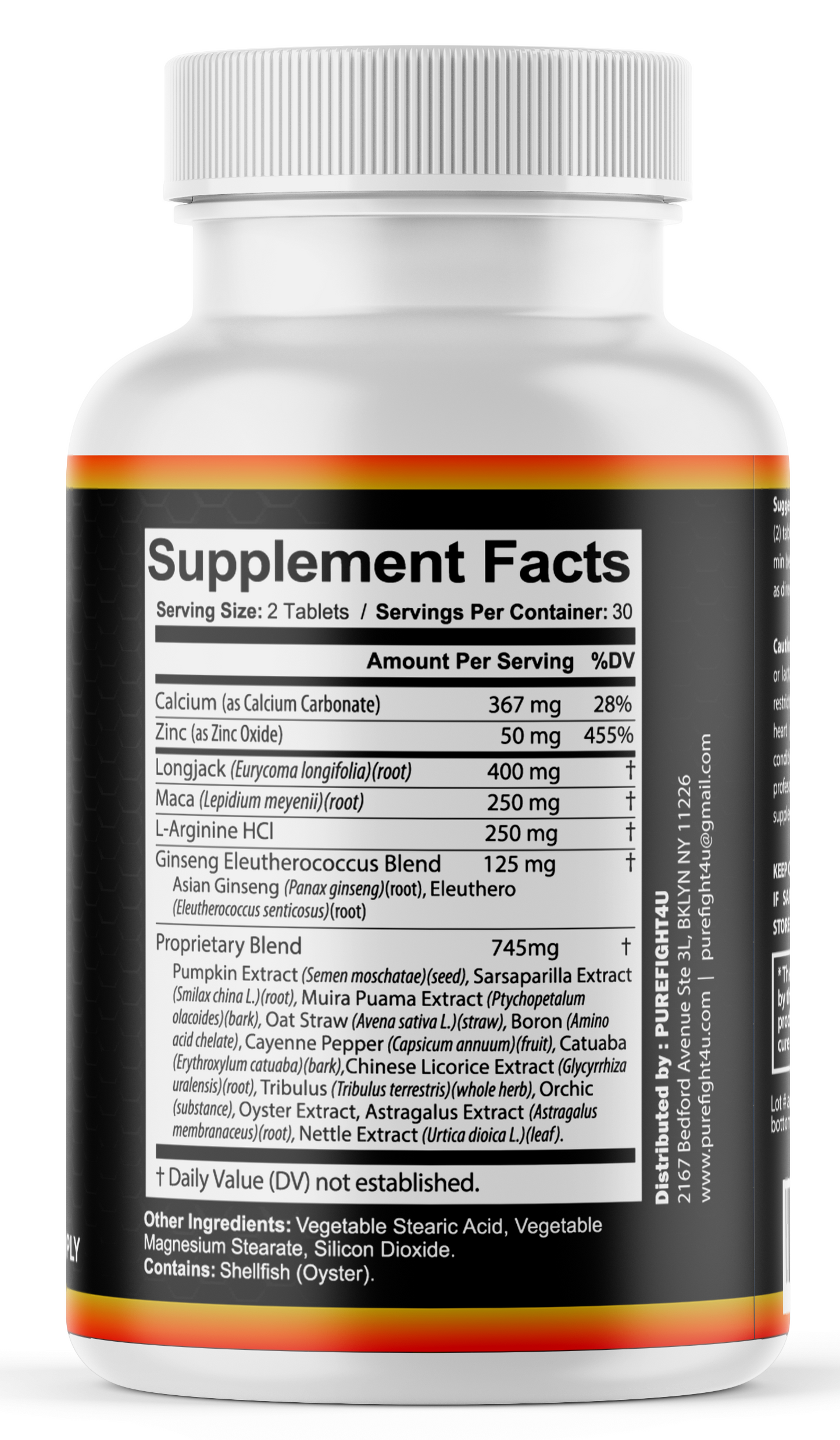 Titan Vigor for Men, Male Energy & Vitality Pills Supplement  - 60 Tablets