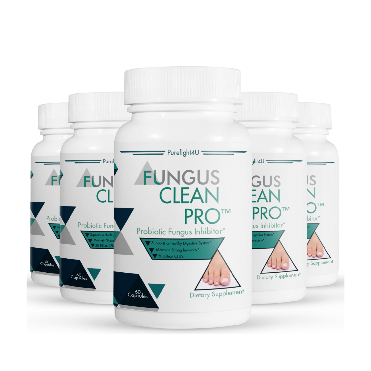 Fungus Clean Pro Probiotic Nail Fungus Supplement - 60 Capsules