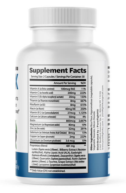 VisMax 60 Casules - Help Maintain Healthy Eyesight & Support Eye Health Vitamin