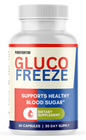 Gluco Freeze Natural Formula Blood Sugar Support Supplement, 60 Capsules