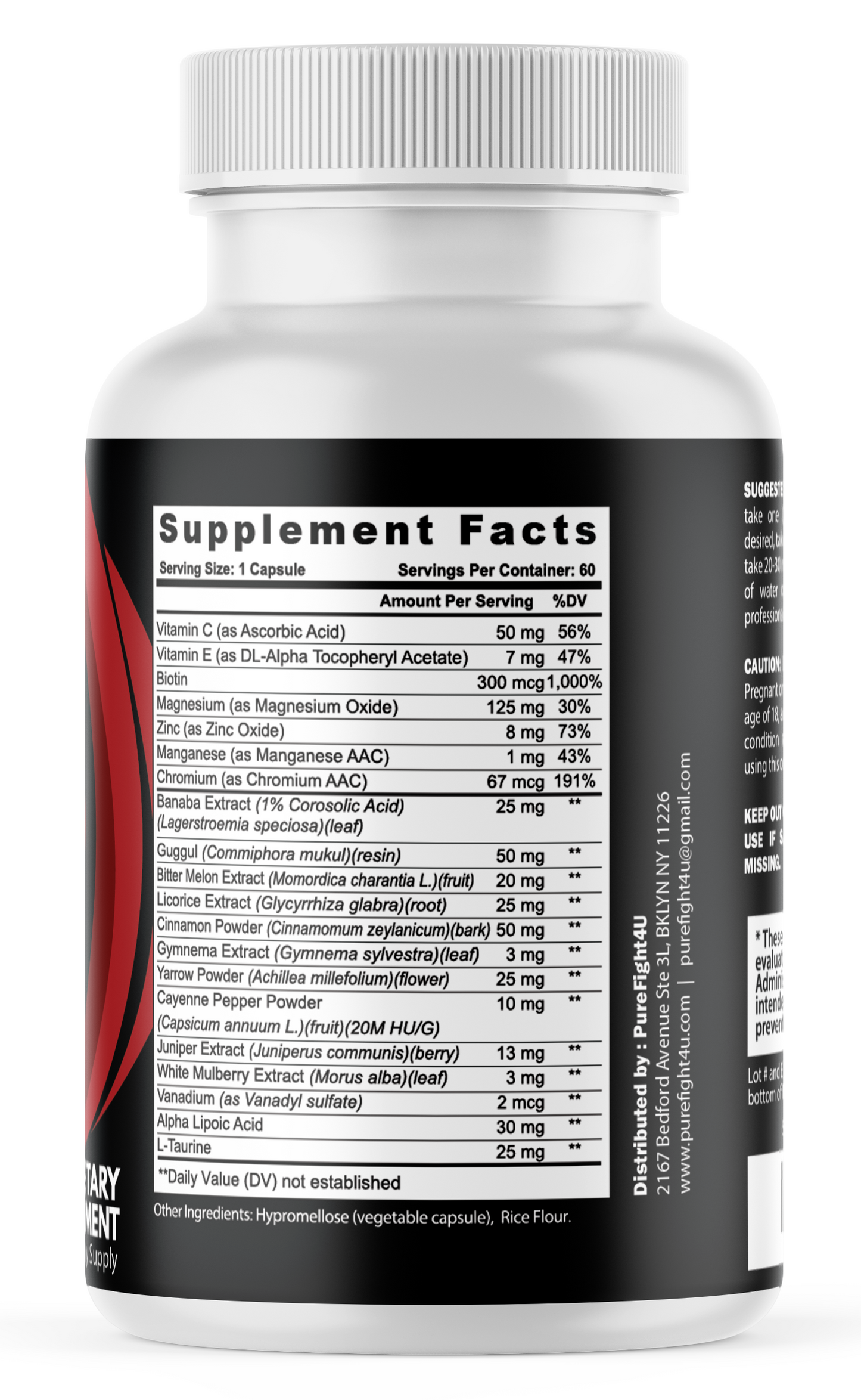 Gluco Proven Blood Sugar & Glucose Support Formula Supplement, 60 Capsules
