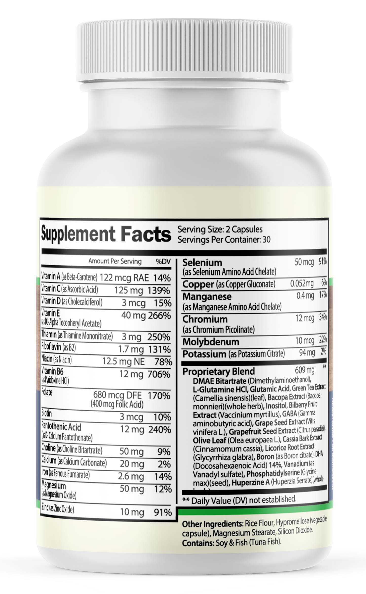 Nervexol Natural Formula for Nerve Function & Calming Support Supplement 60 Caps