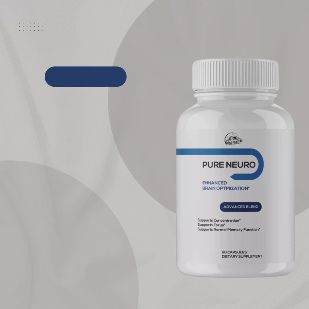 Pure Neuro Enhance Brain Optimization 3 Bottles 180 Capsules