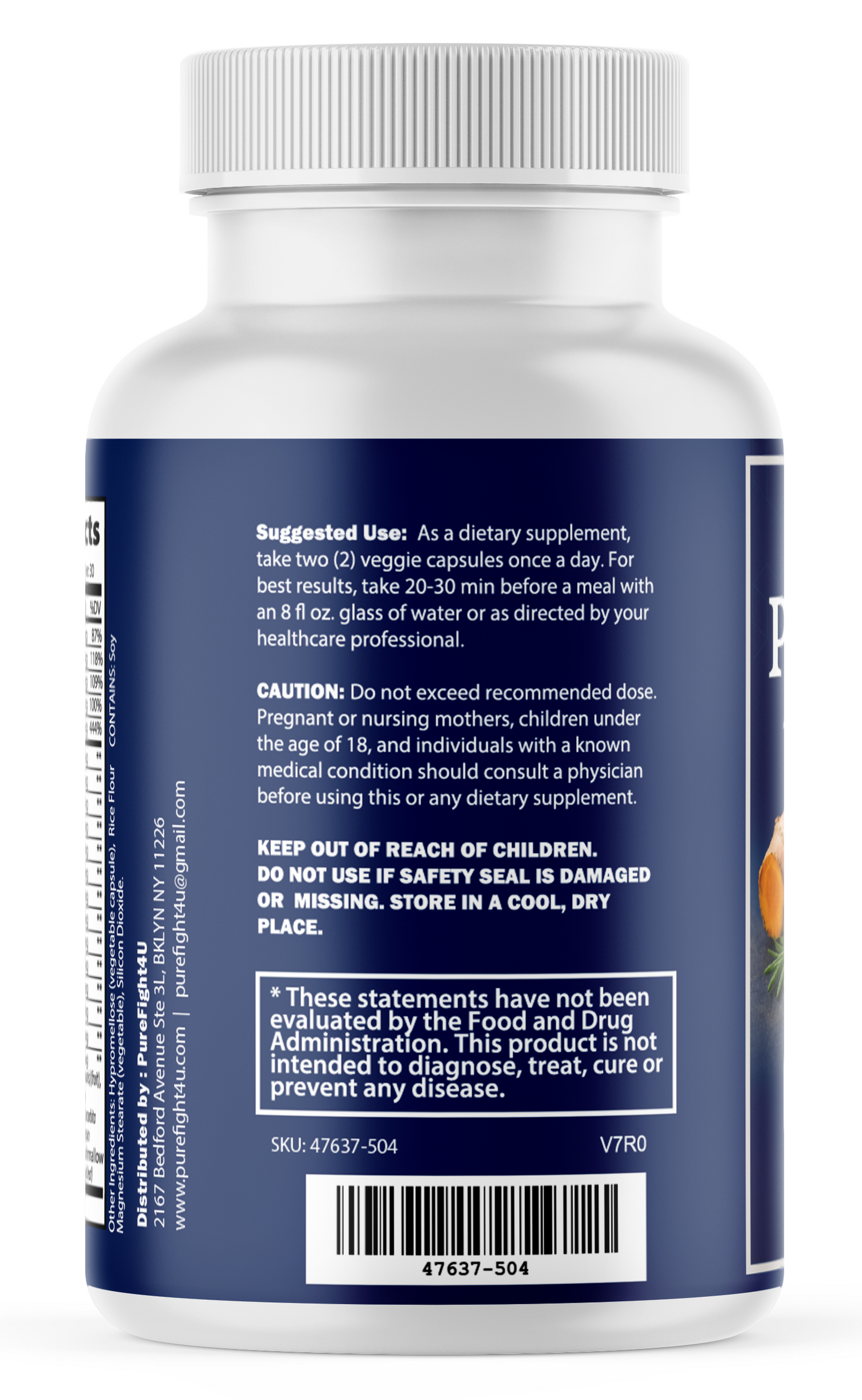 Prostafen, All-Natural Prostate Support Formula Supplement, 60 Capsules