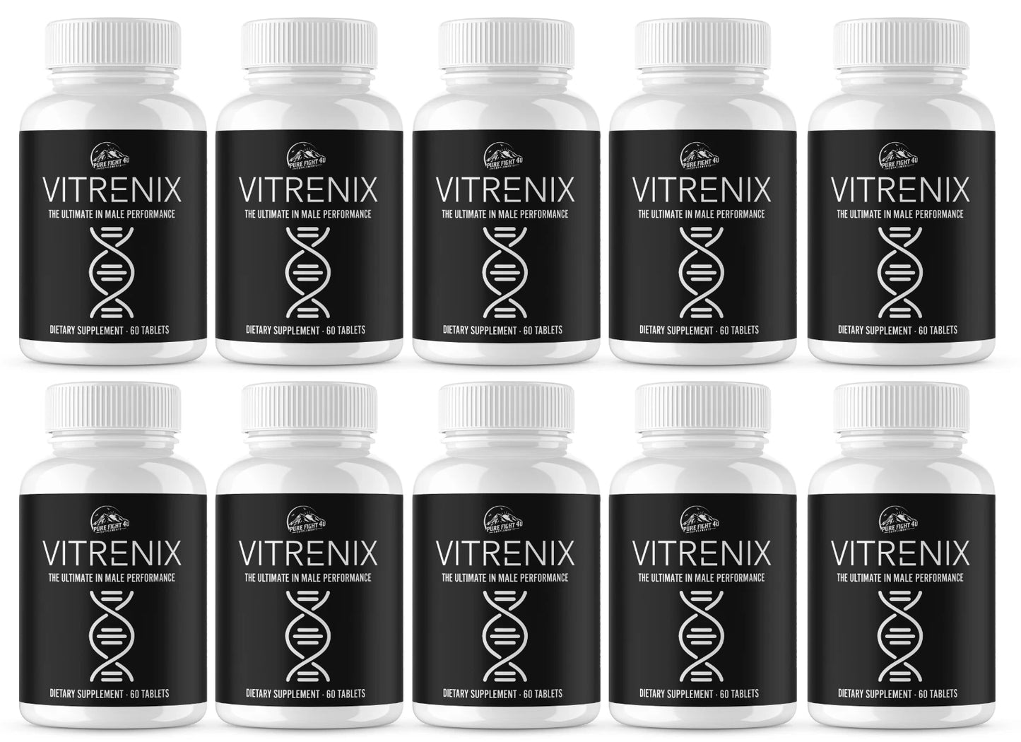 Vitrenix - The Ultimate in Male Performance Dietary Supplement 10 Bottles 600 Tablets