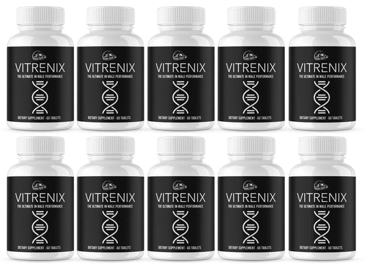 Vitrenix - The Ultimate in Male Performance Dietary Supplement 10 Bottles 600 Tablets