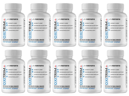 OXITRIM+ Dietary Supplement 10 Bottles 600 Capsules