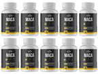 Maca Black, Red,  & Yellow Maca Root 1500mg - 10 Bottles 600 Capsules