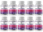 Elderberry Capsules 600mg Immune System Support - 10 Bottles 600 Capsules
